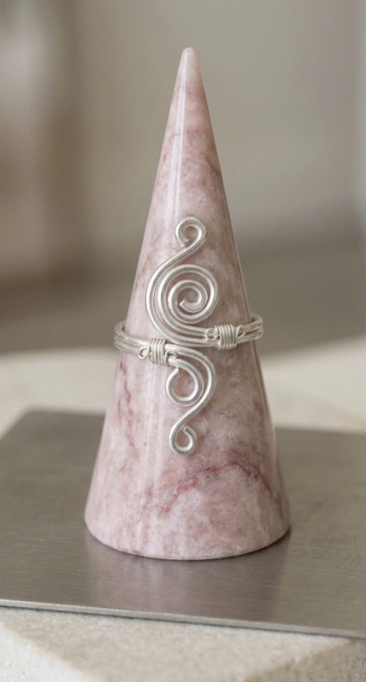Bague ajustable "l'Envol", inoxydable