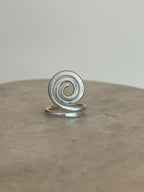 Bague ajustable boho , inoxydable, "Equilibre"