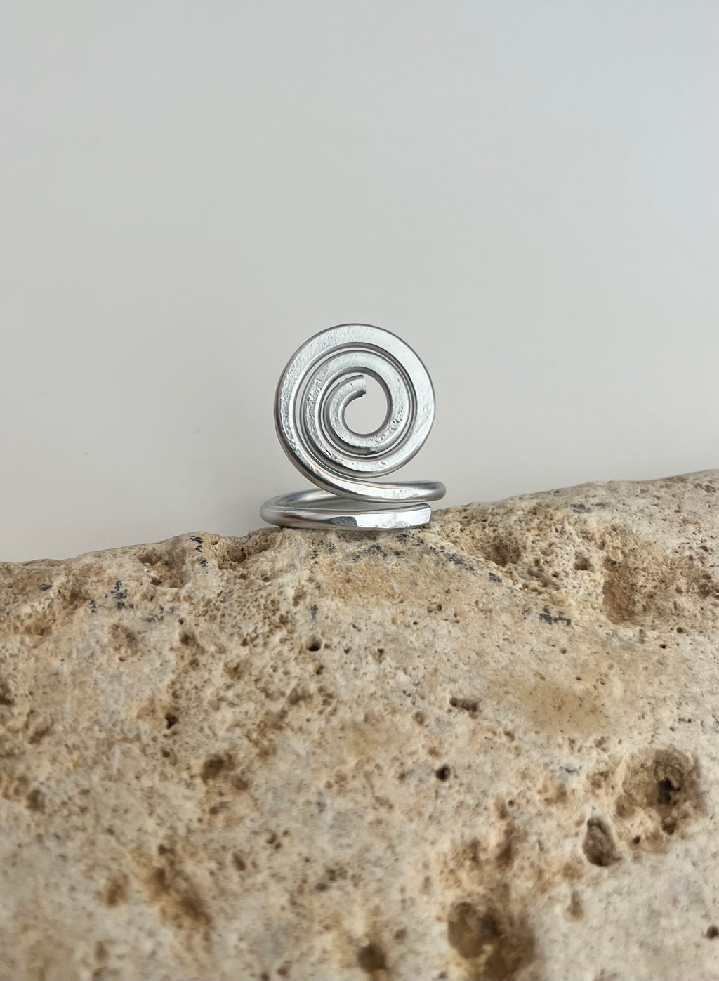 Bague ajustable boho , inoxydable, "Equilibre"