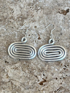 Boucles d'oreilles spirale "Amani", inoxydable