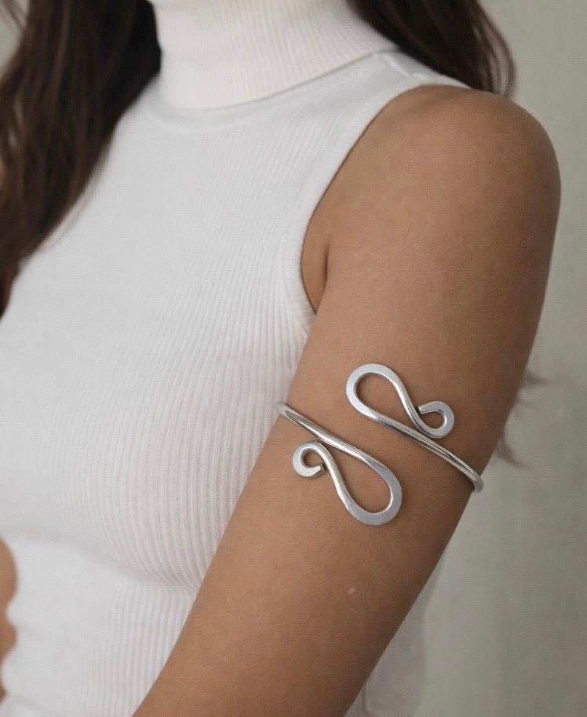 Bracelet de bras, armcuff, inoxydable, ajustable "Origine"