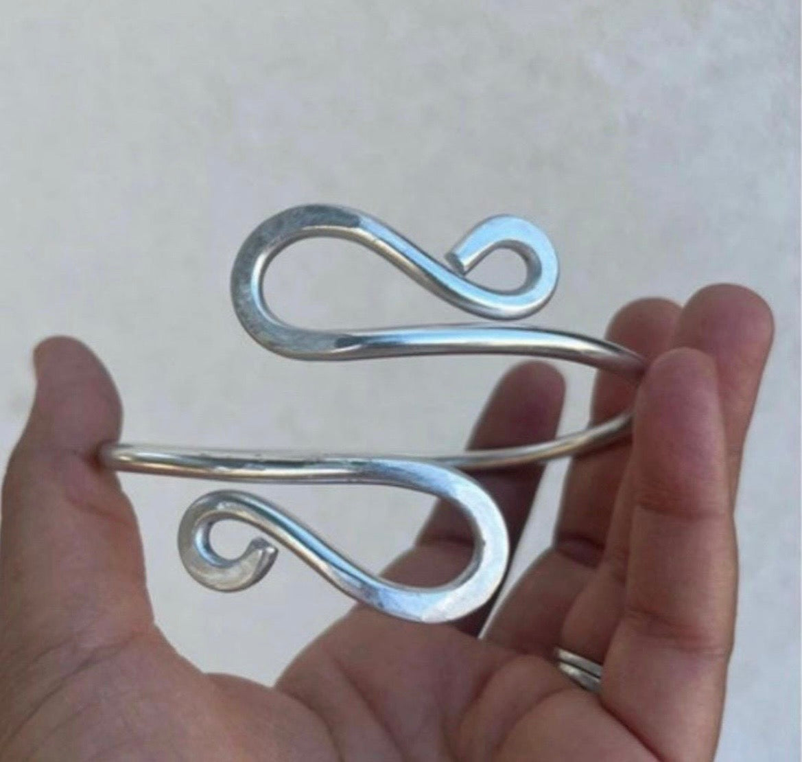 Bracelet de bras, armcuff, inoxydable, ajustable "Origine"