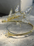 Bracelet de bras de mariée, inoxydable, réglable, armcuff, "Olèa"
