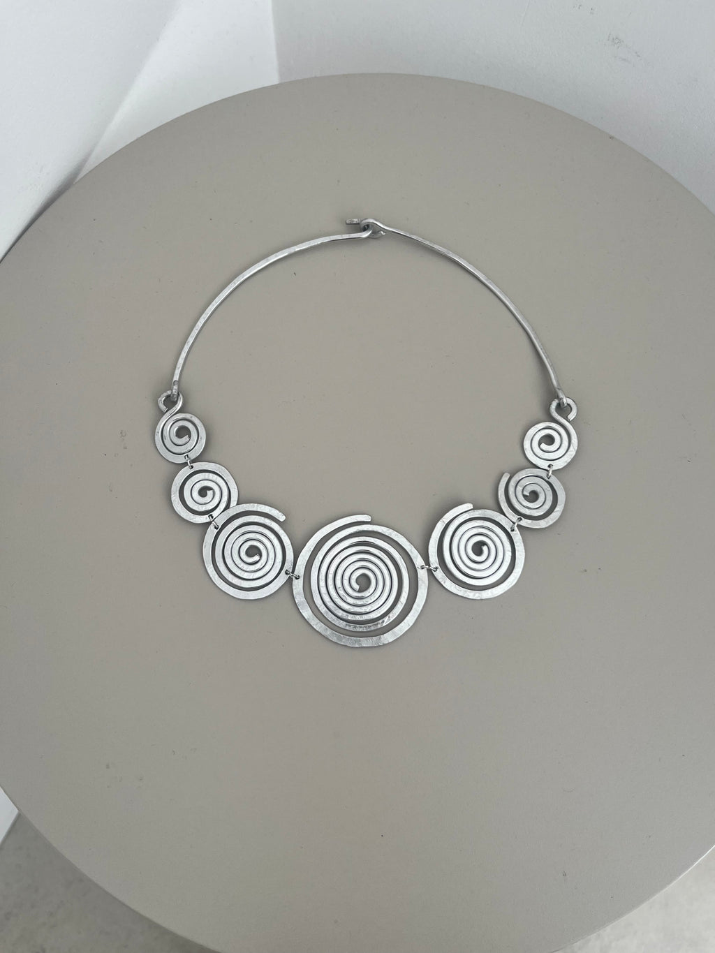 Collier ethnique, bijou statement, inoxydable, "Nubie"