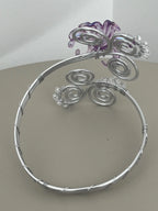 Floral upper arm bracelet
