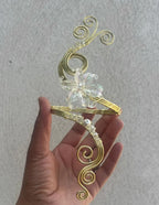 Flower arm cuff / upper arm bracelet