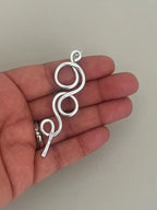 Boucles d’oreilles pendantes, inoxydable, "Bubble"