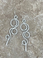 Boucles d’oreilles pendantes, inoxydable, "Bubble"